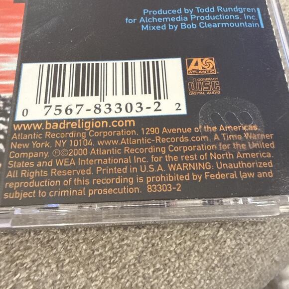 Bad Religion – The New America CD 2000 Atlantic Factory Sealed Punk - Picture 3 of 6
